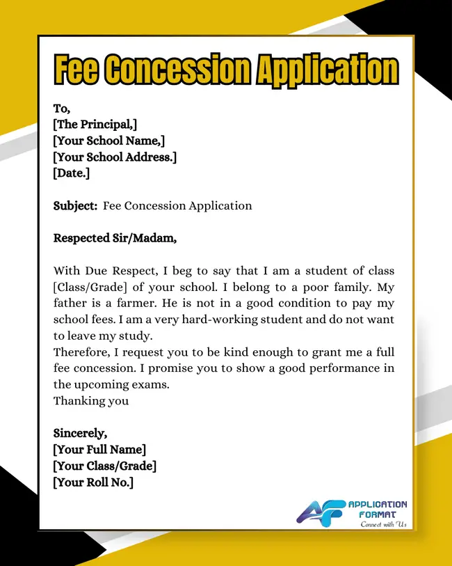 Application For Fee Concession: Streamlined & Quick Process